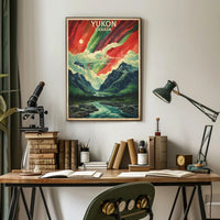 Yukon Northern Lights Adventure Travel Poster