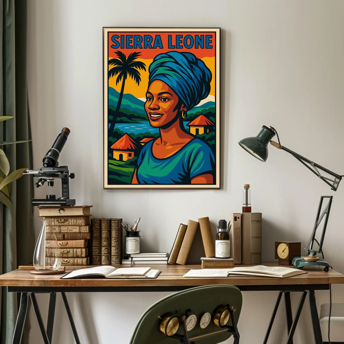 Sierra Leone Vibrant Heritage Poster