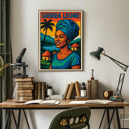Sierra Leone Vibrant Heritage Poster