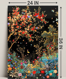 Enchanting Garden Scene: Cultural or Heritage Poster