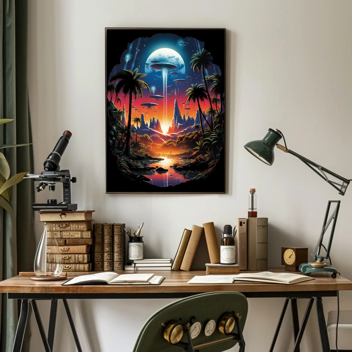 Cosmic Oasis Poster