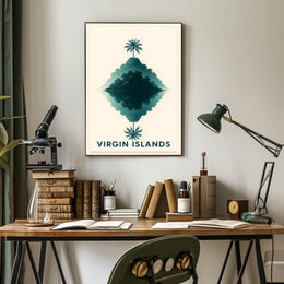 Virgin Islands Reflection Poster
