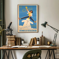 Winter Sports in Chréa Poster PosterGoat