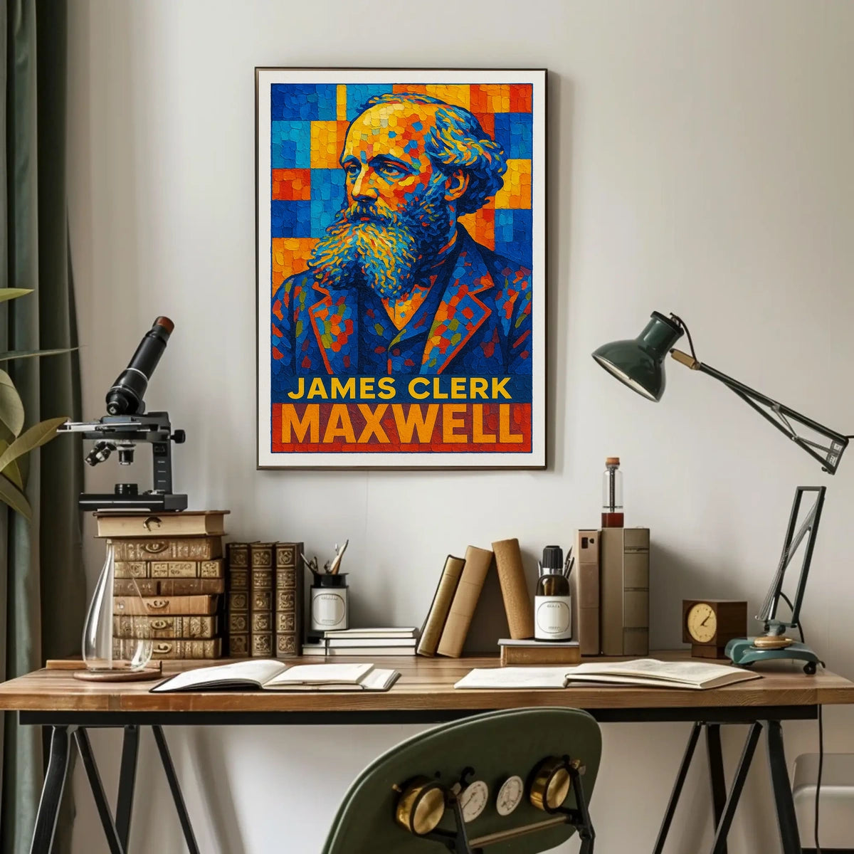 James Clerk Maxwell Poster