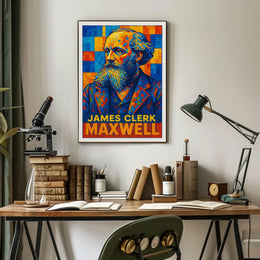 James Clerk Maxwell Poster