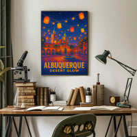Albuquerque Desert Glow Poster