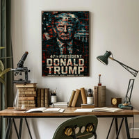 Donald Trump The Mosaic of Resilience Poster