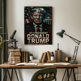 Donald Trump The Mosaic of Resilience Poster