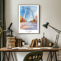 St. Louis in Art Poster PosterGoat
