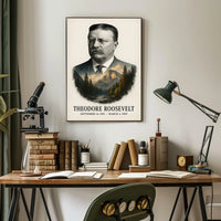Theodore Roosevelt 26th President of the United States Reflections Poster