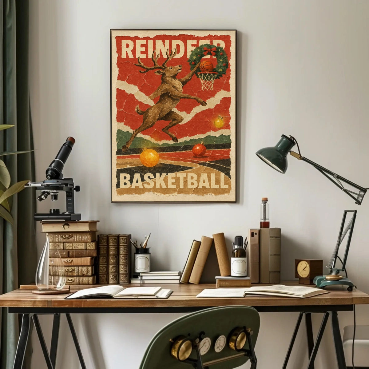 Reindeer Basketball Extravaganza Poster