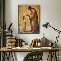 Serene Divine Blessing Religious Art Classical Poster