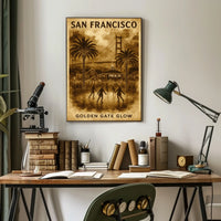 San Francisco Golden Gate Glow Poster