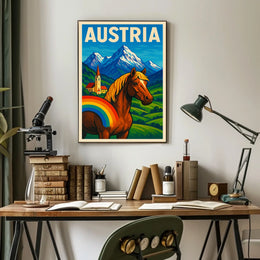 Austria A Vibrant Landscape Poster