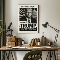 Patriotic Leadership Campaign Poster for Presidential Election