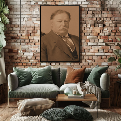 William Taft 27th President Sepia Photo