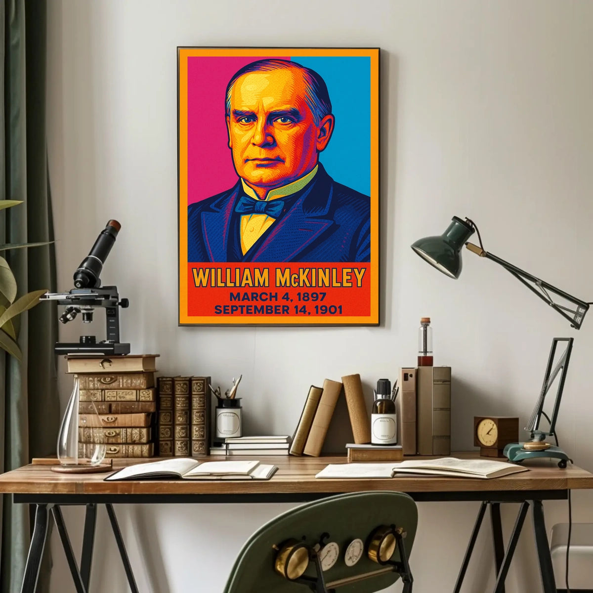 William Mckinley Presidential Tenure Poster