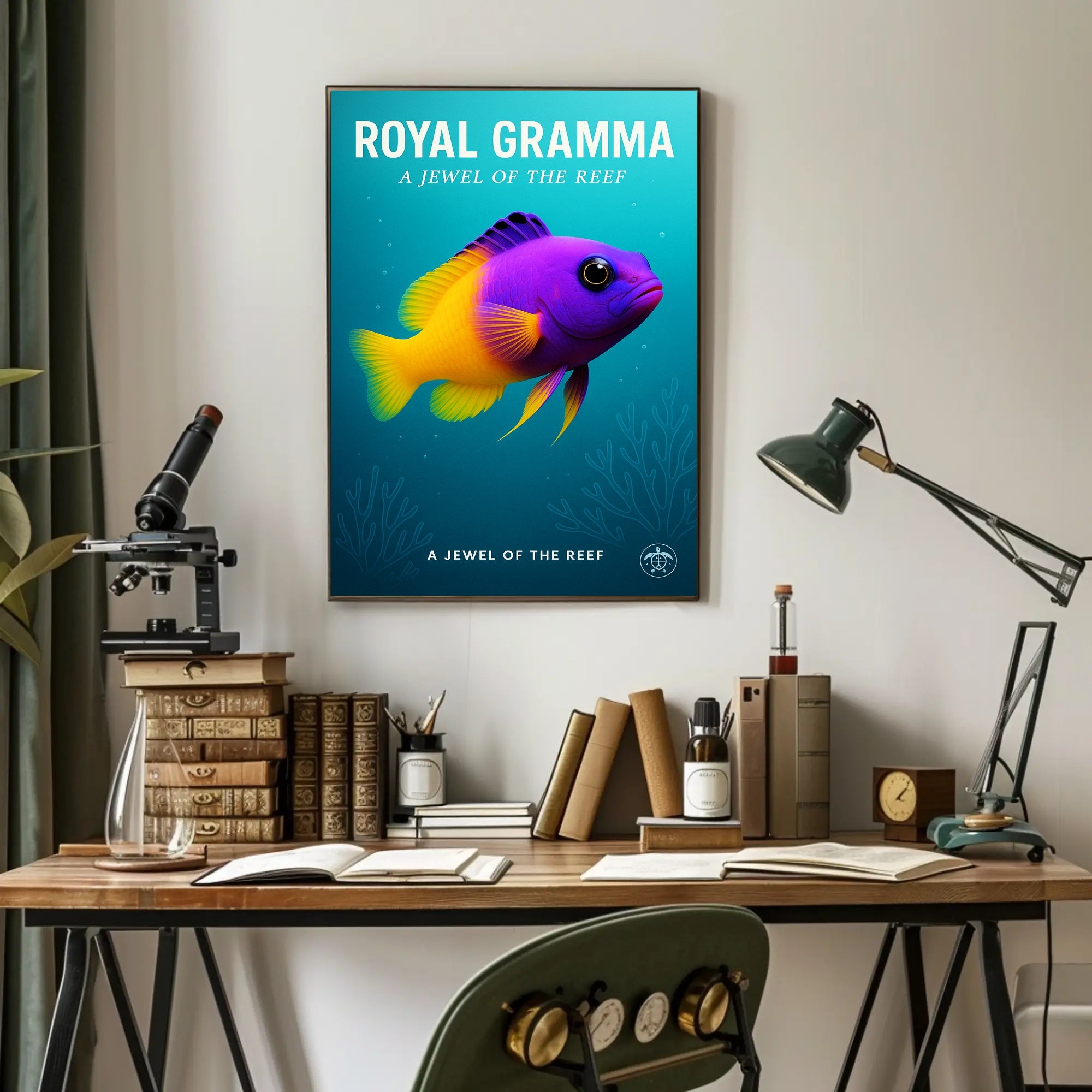 Royal Gramma A Jewel of the Reef Poster PosterGoat
