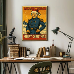 Zachary Taylor Merry Christmas Poster