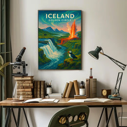 Iceland Golden Circle Poster