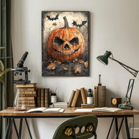 Haunted Pumpkin Poster