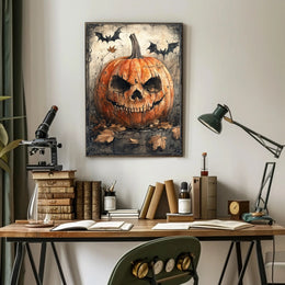 Haunted Pumpkin Poster