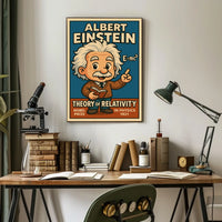 Albert Einstein Theory Of Relativity Poster