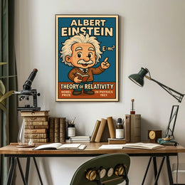 Albert Einstein Theory Of Relativity Poster
