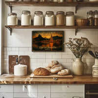 Rio de Janeiro Christmas Scene Poster