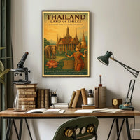 Thailand Land Of Smiles Poster