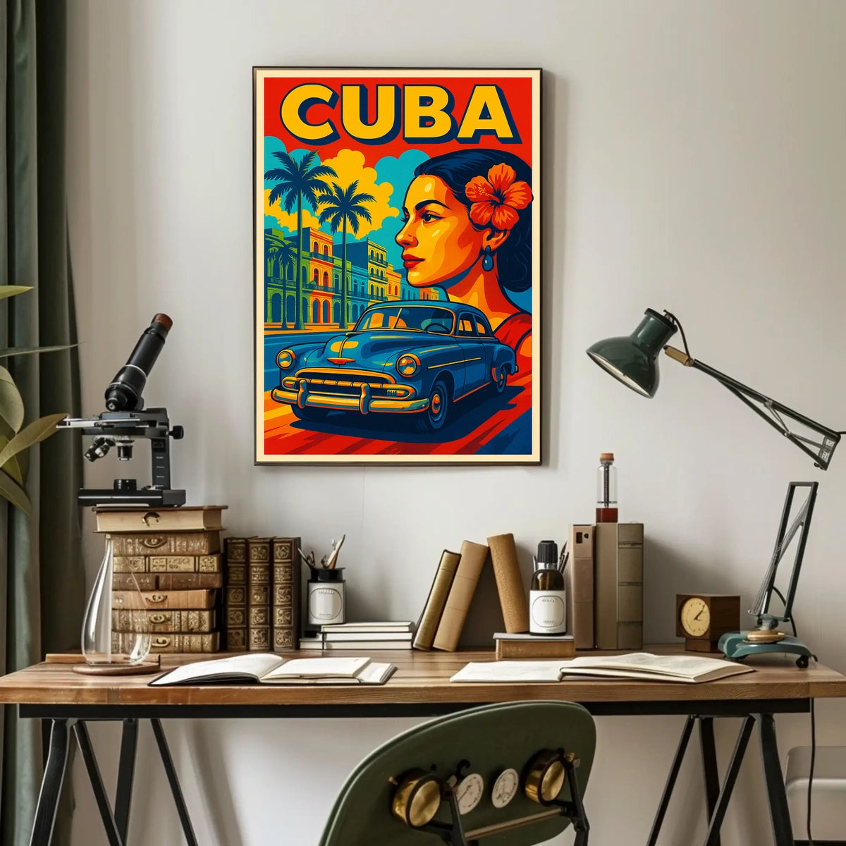 Vibrant Cuba Poster