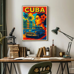 Vibrant Cuba Poster