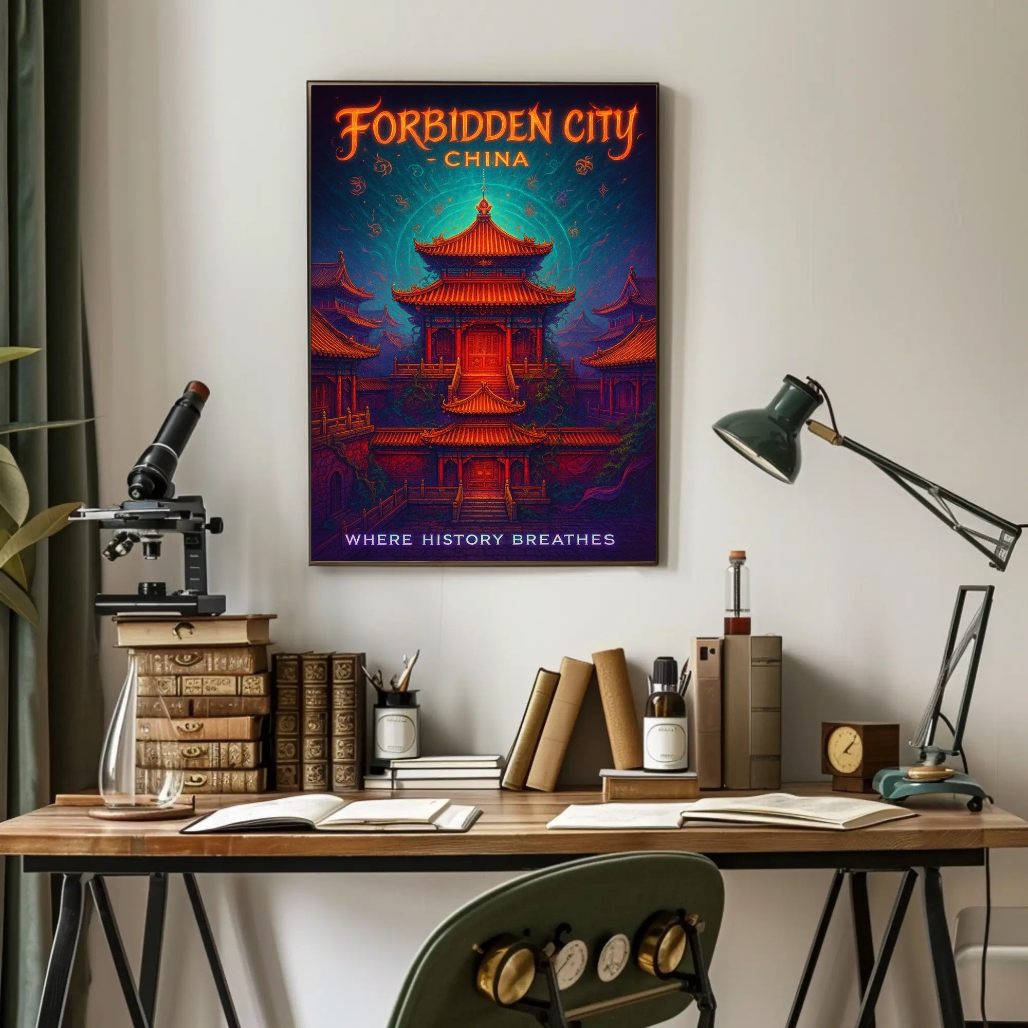 Forbidden City Enchantment in Cultural or Heritage Poster