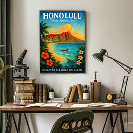Discover Paradise in Honolulu Poster
