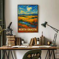 North Dakota Landscape Poster