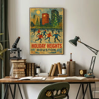 Holiday Heights In Houston Poster