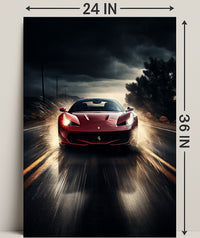 Speed And Power Poster