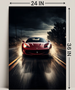 Speed And Power Poster