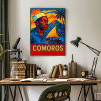 Comoros Vibrant Island Life Poster