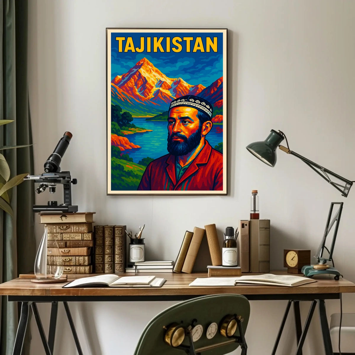 Tajikistan Scenic Poster