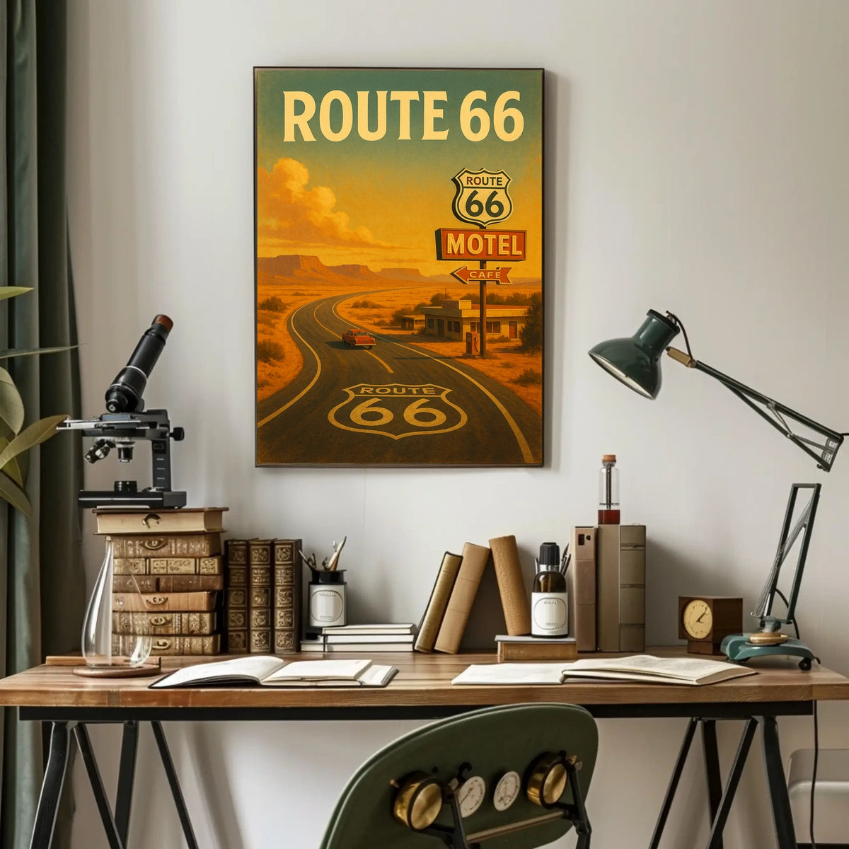 Route 66 Adventure Poster