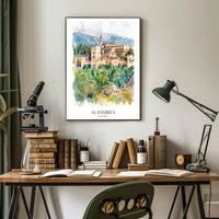Alhambra of Granada Poster