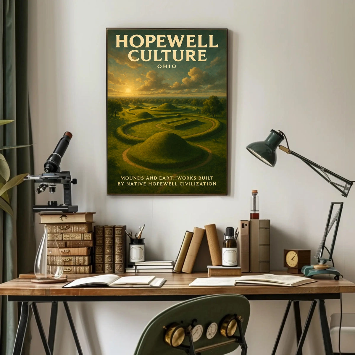 Hopewell Culture Ohio Poster
