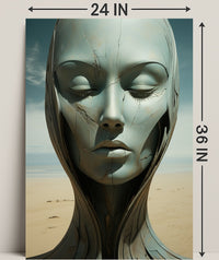 Ethereal Serenity In The Desert Poster