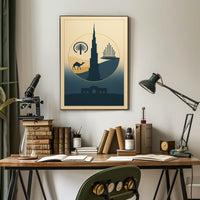 Iconic Dubai Landmarks Poster