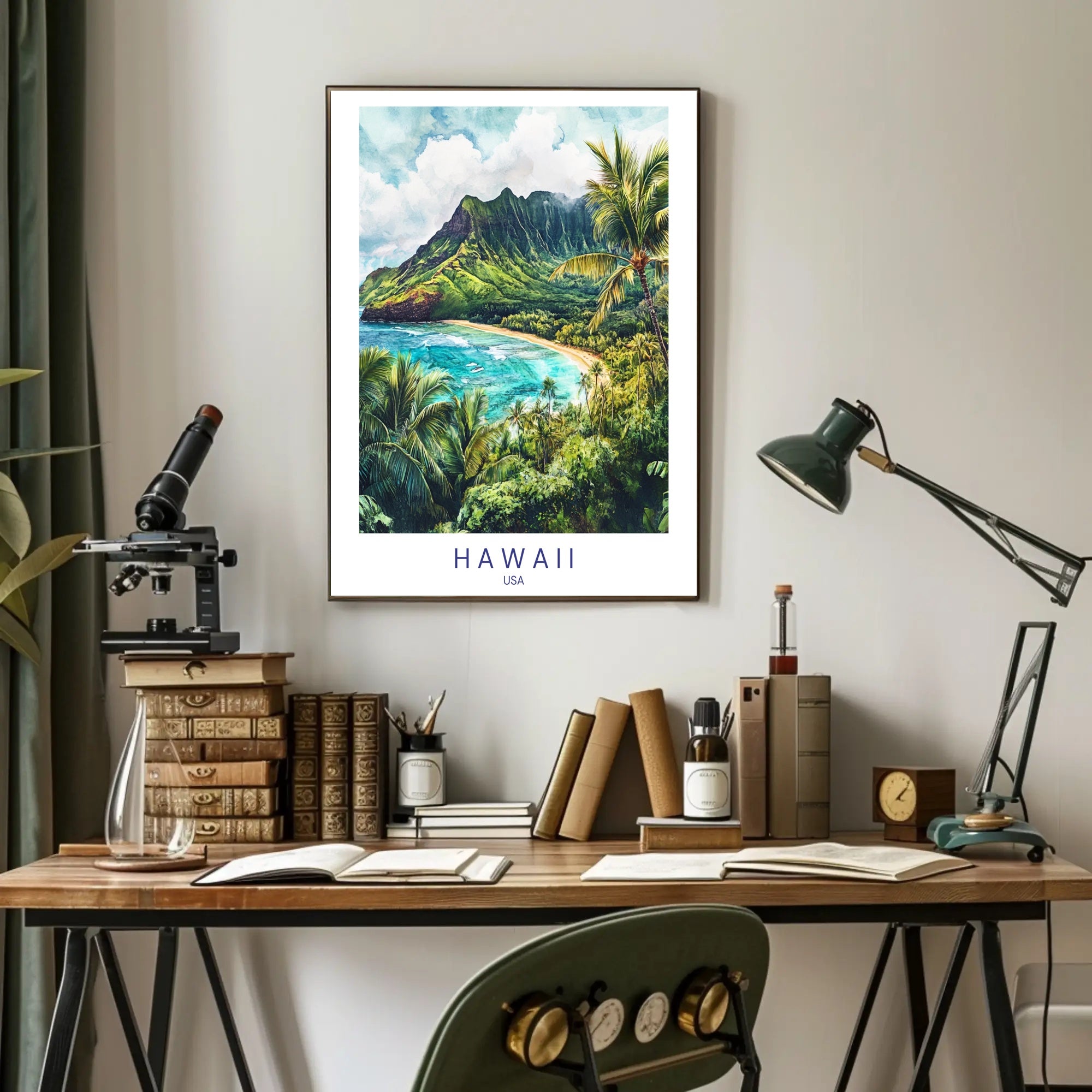 Tropical Paradise of Hawaii Poster PosterGoat