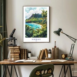 Tropical Paradise of Hawaii Poster PosterGoat