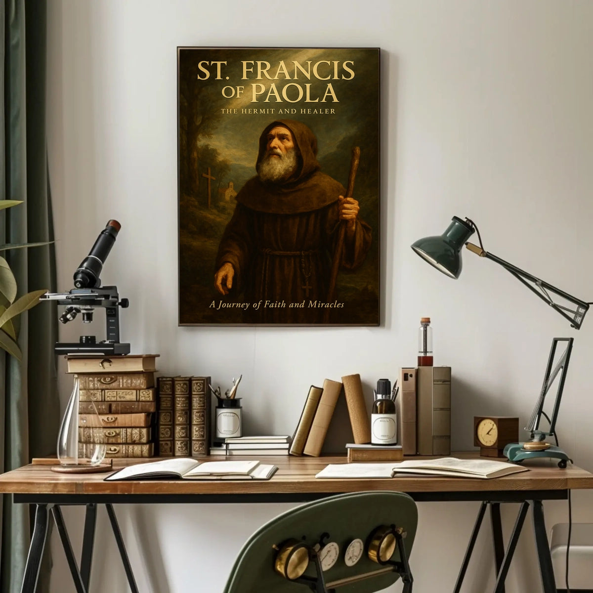 Spiritual Devotion Healing Mystical Painterly Poster