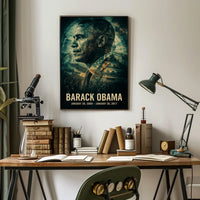 Barack Obama 44th President of the United States Double Exposure Poster