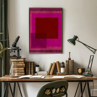 Vibrant Geometric Abstraction Poster